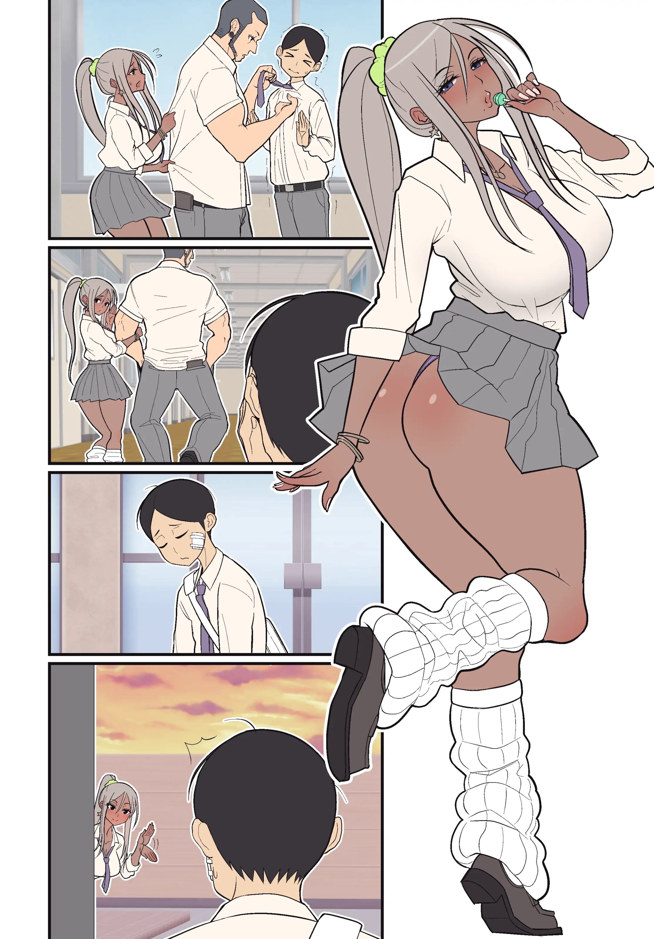 A woman's shocked expression as she's pulled into a manga panel